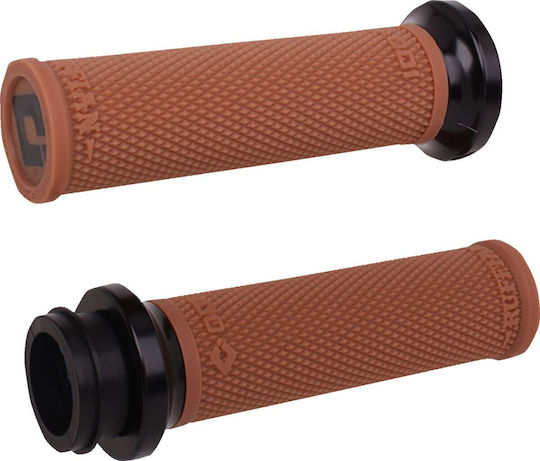 Odi Mânere Ghidon 25,4mm Ruffian Diamond Knurled Fără Flanșă Fără Waffle Throttle-by-wire Mediu V30htwgr-b Maro