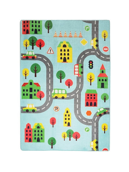 Chilai Home Παιδικό Χαλί Αυτοκινητόδρομος Μπλε 150x200cm