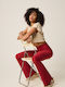 Training Women's Long Leggings Red