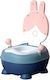 Little Mom Potty Vas cu Capac Albastru