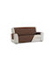 Sofazip Ελαστικό Κάλυμμα Διθέσιου Καναπέ Brown - Beige 110εκ.