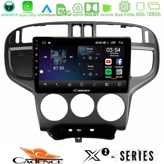 Cadence Car Audio System for Hyundai Matrix 2001-2010 (Bluetooth/USB/WiFi/GPS/Apple-Carplay/Android-Auto) with Touch Screen 9"