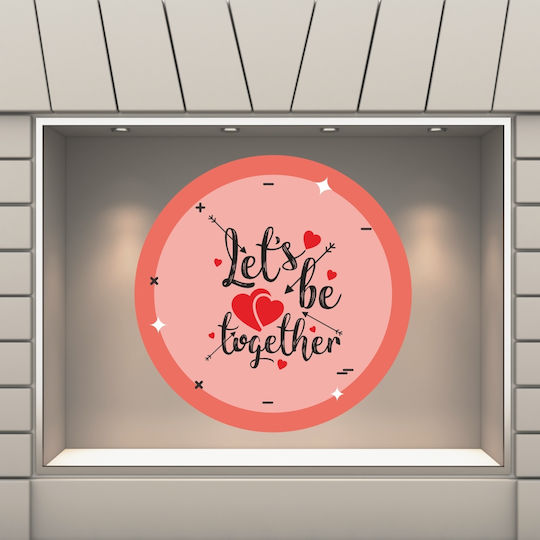 Etichetă Ziua Îndrăgostiților Be Together 50x50cm