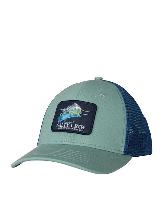 Salty Crew Mahi Surface Trucker Cap Seaside Castblue