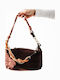 Women's Shoulder Bag Suede Brown