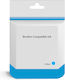 Compatible Inkjet Printer Ink Brother LC-427XLC Cyan 1pcs