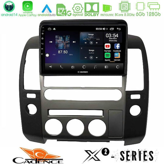 Cadence Ηχοσύστημα Αυτοκινήτου για Nissan Navara / Pathfinder 2006-2012 (Bluetooth/USB/WiFi/GPS/Apple-Carplay/Android-Auto) με Οθόνη Αφής 9"