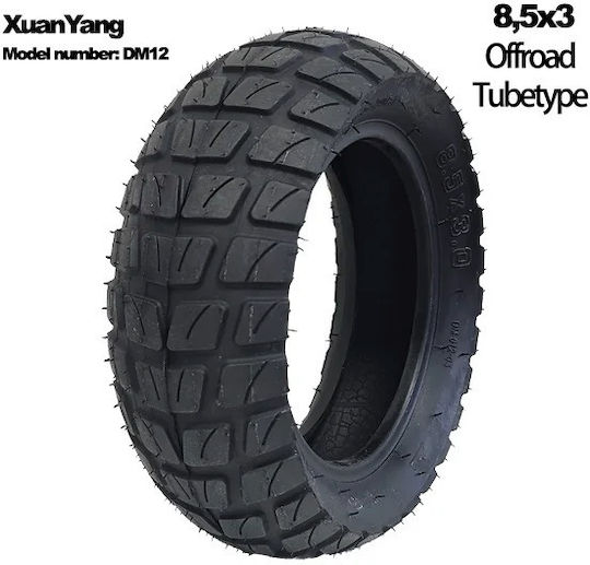 Xuanyang 8.5x3-5.5 60-134 Tire E-scooter Tubetype Kukirin G2