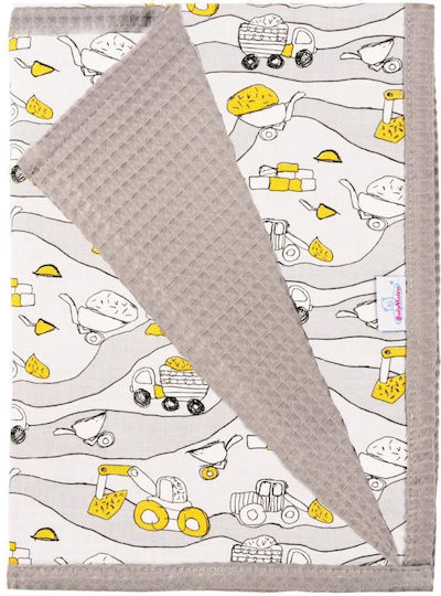 Matex Pătură Pepinieră Swaddling pături 100% bumbac Galbenă 75x100cm