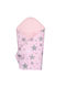Duet Baby Pătură Pepinieră Swaddling pături 100% bumbac Roz 80x80cm