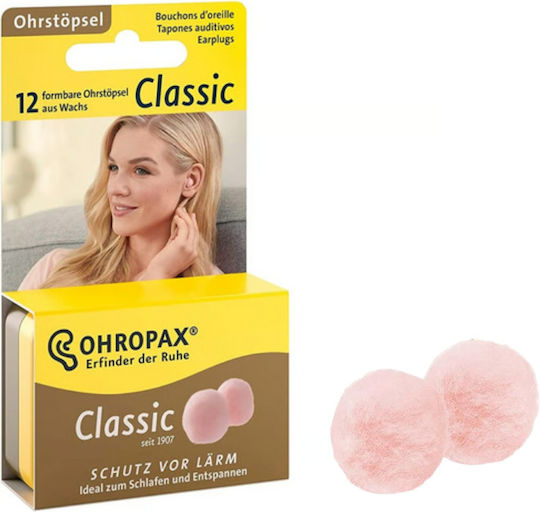 Ohropax Ohrstöpsel in Beige Farbe 6Stück