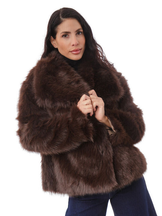 Women's Short Fur Brown