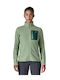 Men's Fleece Cardigan Green