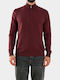 Men's Knitted Cardigan Bordeaux