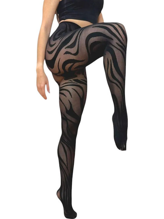 IDER Elastic Women's Pantyhose Opaque 50 Den Bl...
