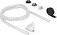DeLock Cable Support Set with silicone organizers/plastic tie/velcro-type tape White (18392) 5pcs