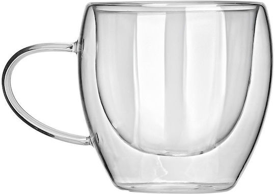 Estia Κούπα Γυάλινη Διάφανη 250ml 2τμχ