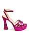 Sandalen Fuchsie