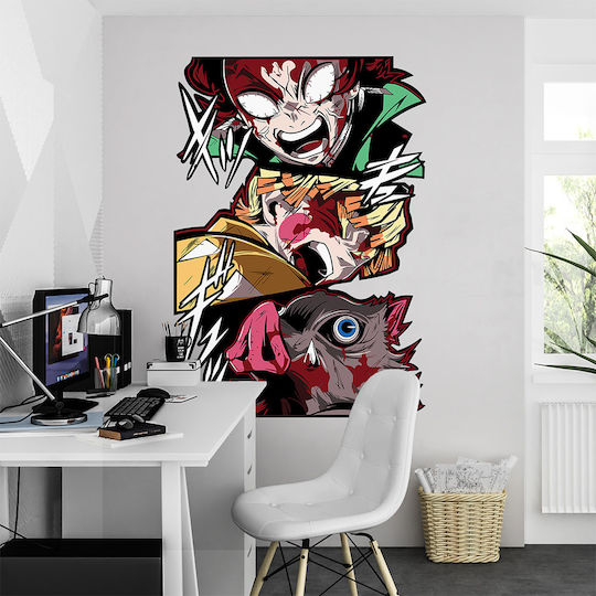 Wall Sticker Tanjiro X Zenitsu X Inosuke Demon Slayer Stick2430 100cm