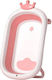 Little Mom Faltbare Babybadewanne Rosa