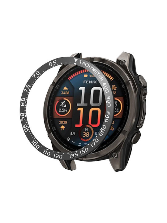 Протекторен Плаίσιο Protective Защитен Bezel в Черен цвят за Garmin Fenix 8, Tactix 8 Протекторен Плаίσιο Protective Защитен Bezel в Черен цвят за Garmin Fenix 8, Tactix 8