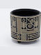 Planter Ceramic Black 10.5x10.5x9.5cm.