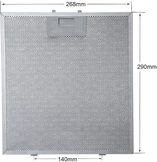 Beko Metall-Filter Ersatzteil Für Ventilhauben Kompatibel Mit Arcelik / Beko 26,8x29cm