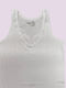 Cotton Beige Women's Tank Top with Spaghetti Straps 1009 Maria Angel Beige