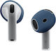 Καλύμματα Σιλικόνης σε Μπλε χρώμα για Apple AirPods 4