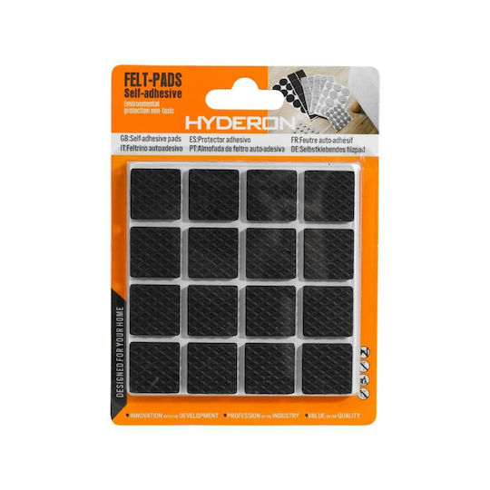 Uncle George 01.07.02-0010 Square Felts with Sticker 19x19mm 32pcs