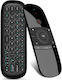 Techstar W1 4in1 Telecomandă Wireless Airmouse Tastatură Controler Mouse Ideal Smart TV PC TV Box
