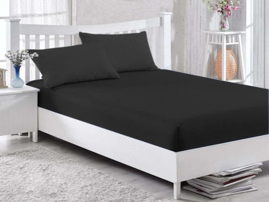 Set Față de Pernă Negru 50x70cm.
