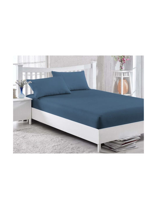 Dark Indigo Σετ Μαξιλαροθήκες Dark Indigo 50x70εκ.