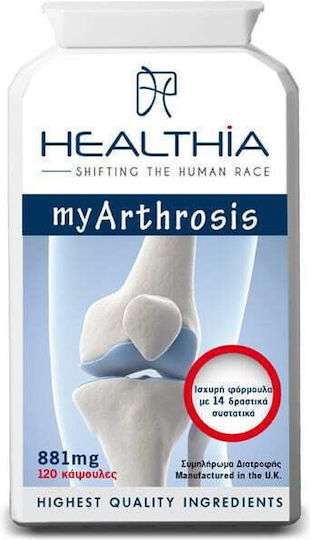 Healthia My Arthrosis 881mg Supplement for Joint Health 120 Capsules