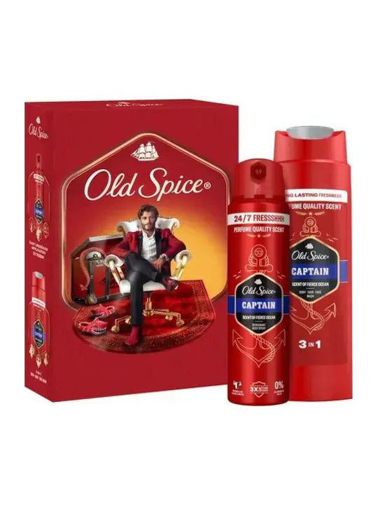 Old Spice Captain Σετ Περιποίησης για Καθαρισμό Σώματος