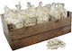 Madera Decorative White Wooden Craft 500gr C71594