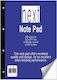 Next Next Notizblock A4 80 Blätter Geregelt Blau 01102