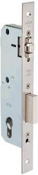 Cisa Locking Line-νικελ Recessed Lock Front door Bilias with Cylinder