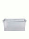 Cyclops Mega Plastic Storage Box with Lid Transparent 59x40x37cm