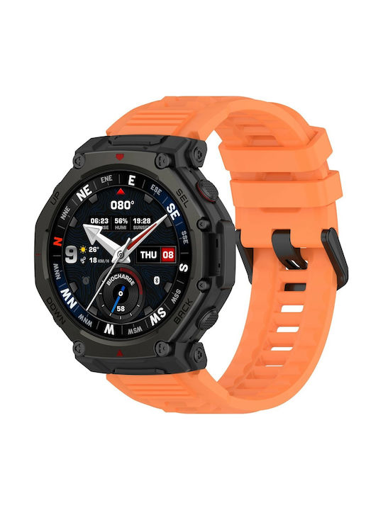 Силиконов Кайш Amazfit T-rex 3 Pro Оранжев Силиконов Кайш Amazfit T-rex 3 Pro Оранжев