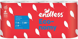 Endless Economy Toilettenpapier 8 Rollen 2 Blät...