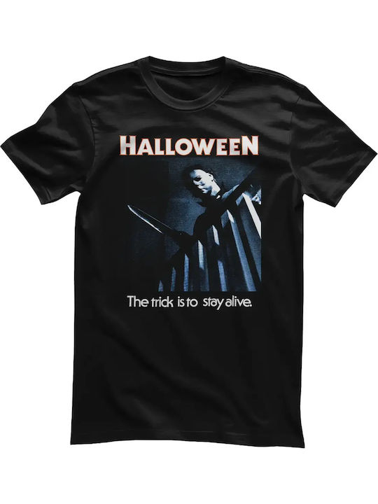 Stay Alive Halloween Black T-shirt Pa-1-hal004-papl3106-bk Stay Alive Halloween Black T-shirt Pa-1-hal004-papl3106-bk