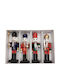 AGC Nutcracker de Crăciun Lemn Înălțime 12.5cm. 4buc