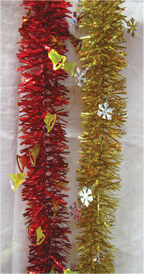 AGC Weihnachtliche Girlande 250cm 6Stück