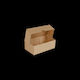 Metron Papier Box für Geschenke Braun 17x5x8cm.