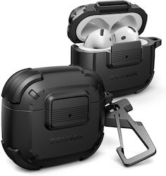Husă Dexnor Căști AirPods 4 2024 Rugged Bumper Neagră Husă Dexnor Căști AirPods 4 2024 Rugged Bumper Neagră