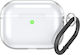 Husă Silicon AirPods Pro 3 Carabină Transparentă