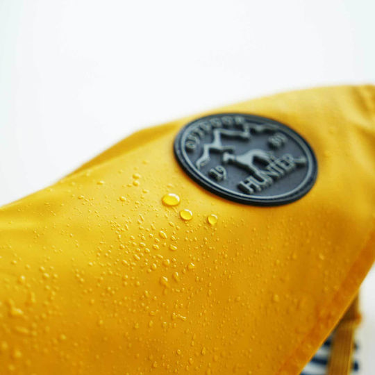 Hunter Yellow Waterproof / Windproof Dog Coat with 30cm Back Length
