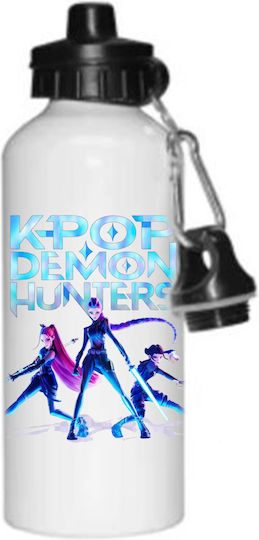 Kinder Trinkflasche Thermos Kpop Demon Hunters 500ml Weiß