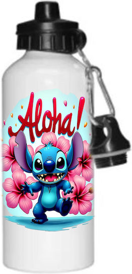Lilo & Stitch Kids Water Bottle 500ml White